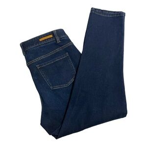 Soft Surroundings Womens Ultimate
Denim Relaxed
Jeans PM Blue Pull On Straight